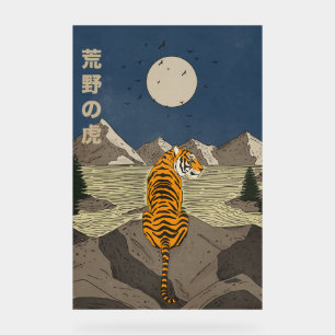 Tigre dans les étendues sauvages