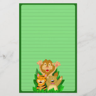 Tigre de lion et papeterie d'ours (ordonnée)