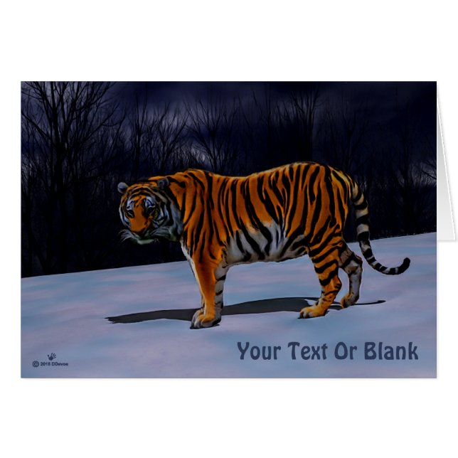 Tigre de Sibérie (Devant horizontal)