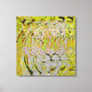 tigre de Sibérie sur toile enroulée