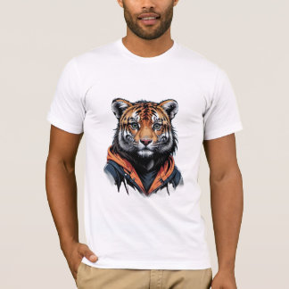 Tigre élégant en Sweat - shirt à capuche - Design