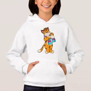 Tigre en hiver avec Écharpe