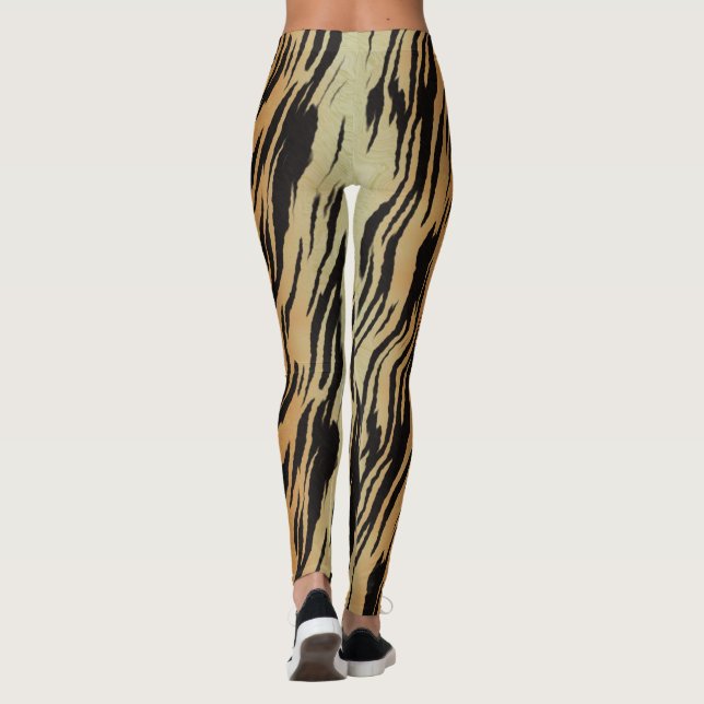 Tigre Imprimer Leggings de Yoga (Dos)