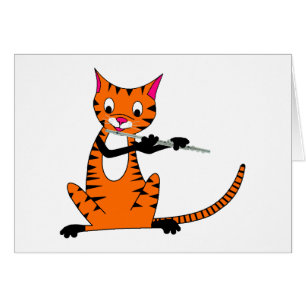 Tigre jouant la cannelure