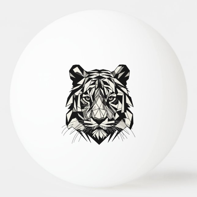 Tigre mirando tischtennisball (Vorderseite)