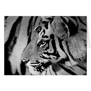 Tigre noir et blanc
