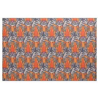 Tigre - Tissu de coton Pima