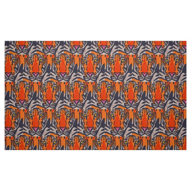 Tigre - Tissu Popeline de Polyester (Fat Quarter)