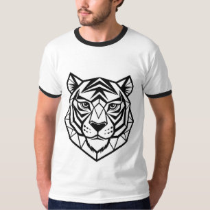 Tigres sauvages - Gras T-shirt animal design pour