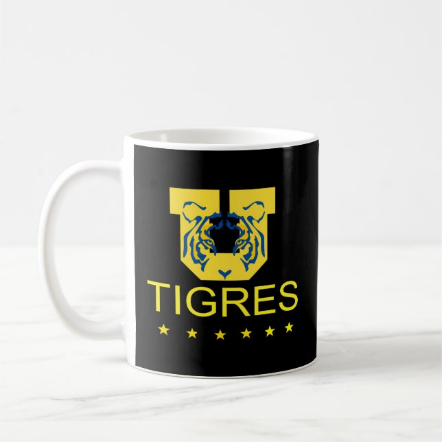 Tigres Team Futbol Soccer Uanl Monterrey Kaffeetasse (Links)