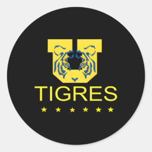 Tigres Team Futbol Soccer Uanl Monterrey Runder Aufkleber