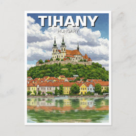 Tihany Hungary Travel Postkarte