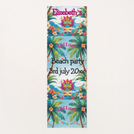 Tii luau tropischer Inselstrand Yoga Mat Yogamatte