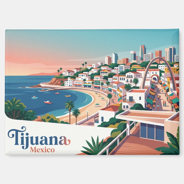 Tijuana Mexiko Magnet (Vorderseite)