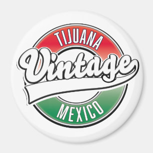 Tijuana Mexiko Vintage-Logo. Magnet