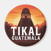 Tikal Guatemala Sunset Travel