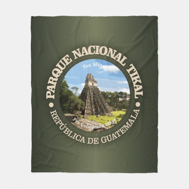 Tikal-Nationalpark Fleecedecke (Vorderseite)