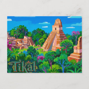 Tikal-Nationalpark Guatemala Postkarte