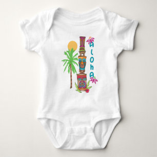 Tiki Aloha Baby Strampler
