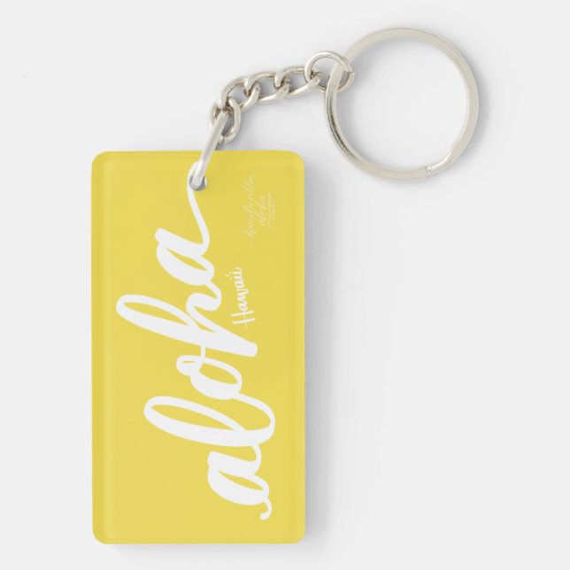 Tiki Aloha Schlüsselanhänger (Rückseite)