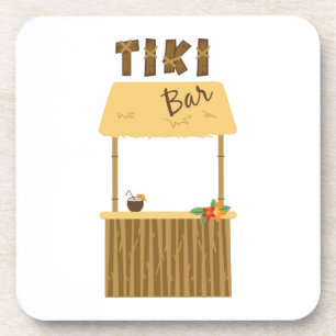Tiki Bar Getränkeuntersetzer