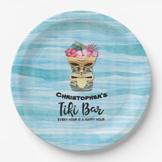  Tiki Bar Mit Monogramm Party Napkins Pappteller