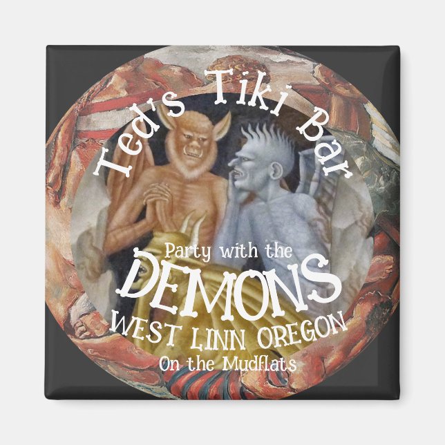 Tiki Bar Party mit den Dämonen auf den Mudflats Magnet (Vorne)
