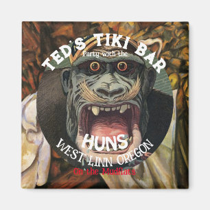 Tiki-Bar-Party mit den HUNS auf den Wattflächen 20 Magnet