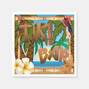 Tiki-Bar-Party Serviette
