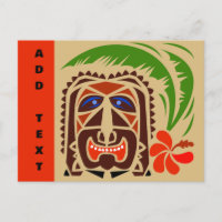 Tiki Bar, Postkarte