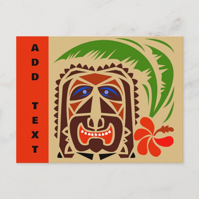 Tiki Bar, Postkarte (Vorderseite)