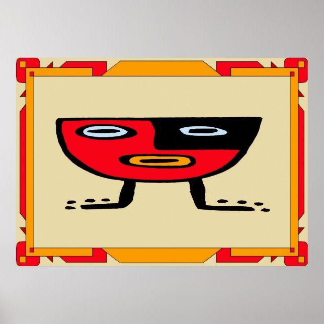 Tiki Bar Sign Poster (Vorne)