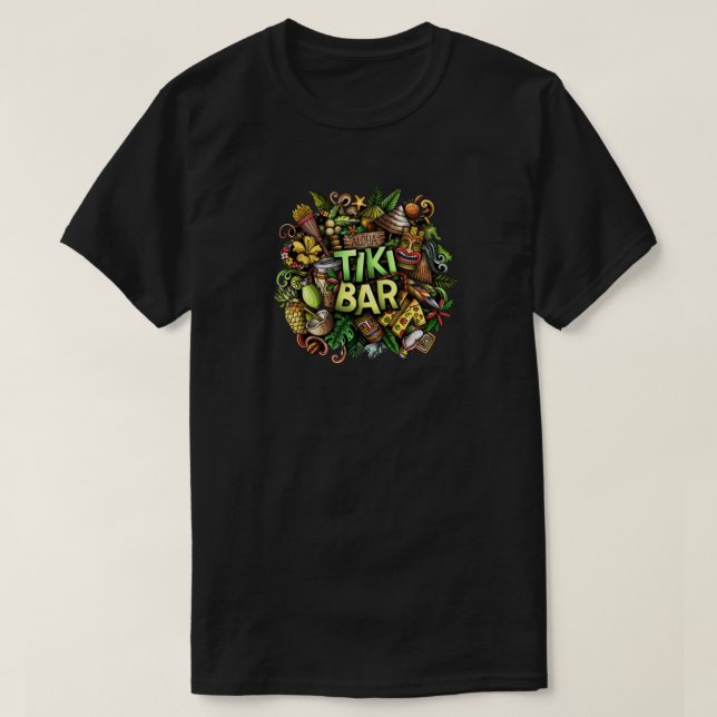Tiki Bar T - Shirt (Design vorne)