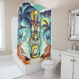 Tiki Beach Duschvorhang