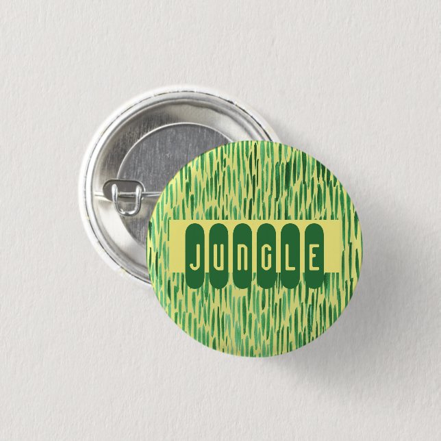 Tiki Benutzerdefinierte Jungle Vibe Button (Vorne & Hinten)