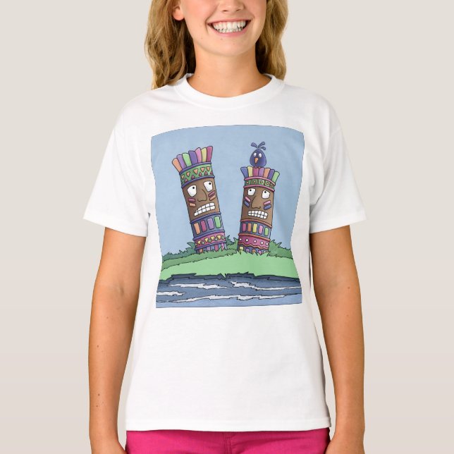 Tiki Bird Plum T - Shirt (Vorderseite)