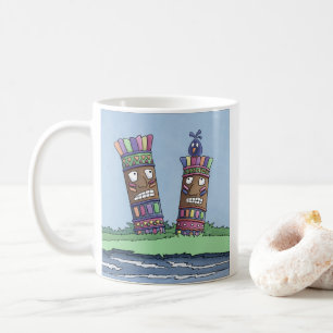 Tiki Bird Plum Tasse