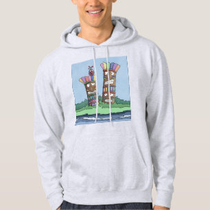 Tiki Bird Rosenknospe Hoodie