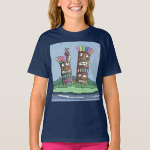 Tiki Bird Rosenknospe T - Shirts