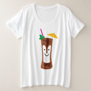 Tiki-Bob Große Größe T-Shirt