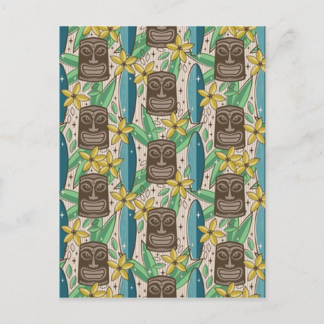 Tiki Garden Postkarte (Vorderseite)