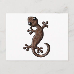 Tiki Gecko Postkarte