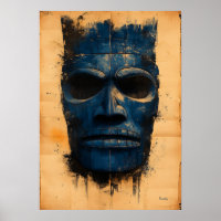 Tiki Guardian Mask - Polynesisches spirituelles Sy