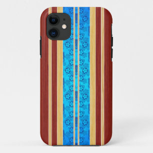 Tiki hawaiianisches falsches Holz-Surfbrett Case-Mate iPhone Hülle