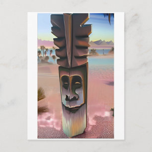 Tiki-Illusionen Postkarte