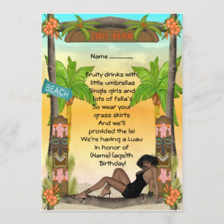 Tiki - invitation
