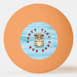 tiki luau tropical island beach tischtennisball