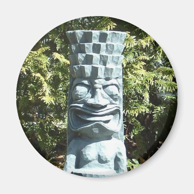 TIKI-Magnet (rund) Magnet (Vorne)