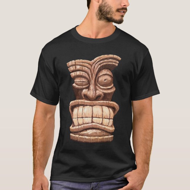Tiki Mann 3 T-Shirt (Vorderseite)
