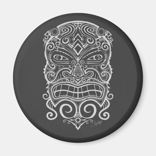 Tiki Mask Magnet (Vorne)